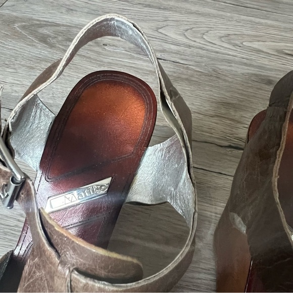 Matiko Wooden Wedge Sandal - Picture 7 of 8